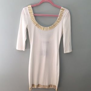 White dress from Nasty Gal